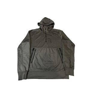 Nike Air Max Half‎ Zip Hoodie Mens Size Medium Gray Training Running NWOT $136